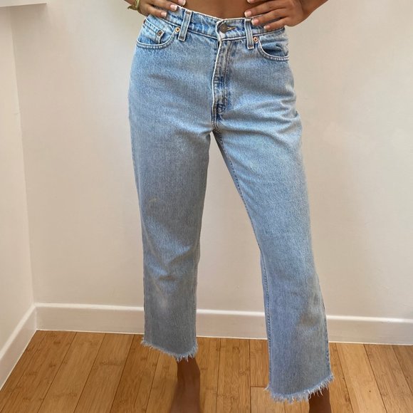 Reworked Vintage Levi Denim Jeans 512 - Picture 3 of 3